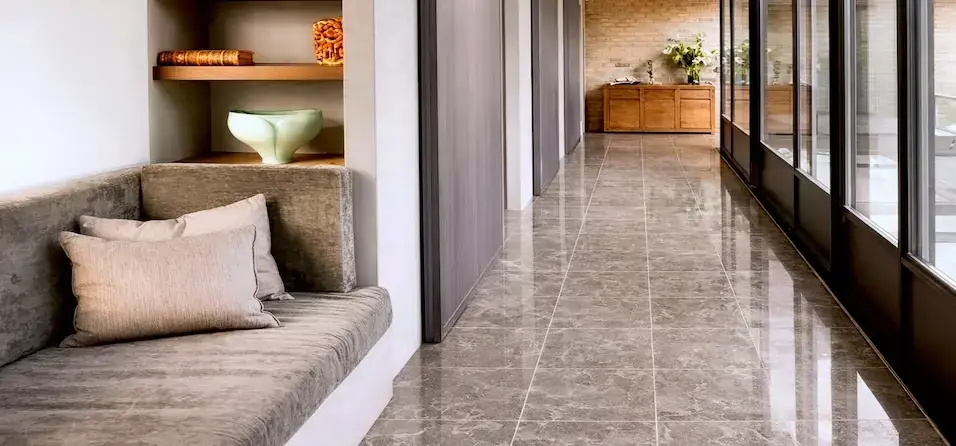 Portuguese limestone installation